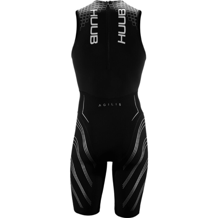 Huub Hombres Black 2024 Agilis Swimskin FRESKN - / Silver